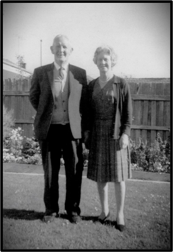 Charles and Mabel Smedley Wangaratta C1972 Image supplied by Di Vidal